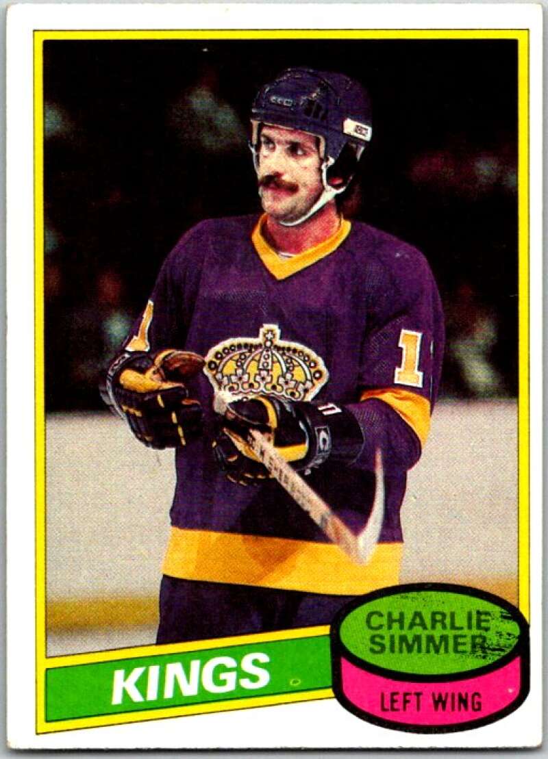 1980-81 Topps #240 Charlie Simmer Los Angeles Kings V49957