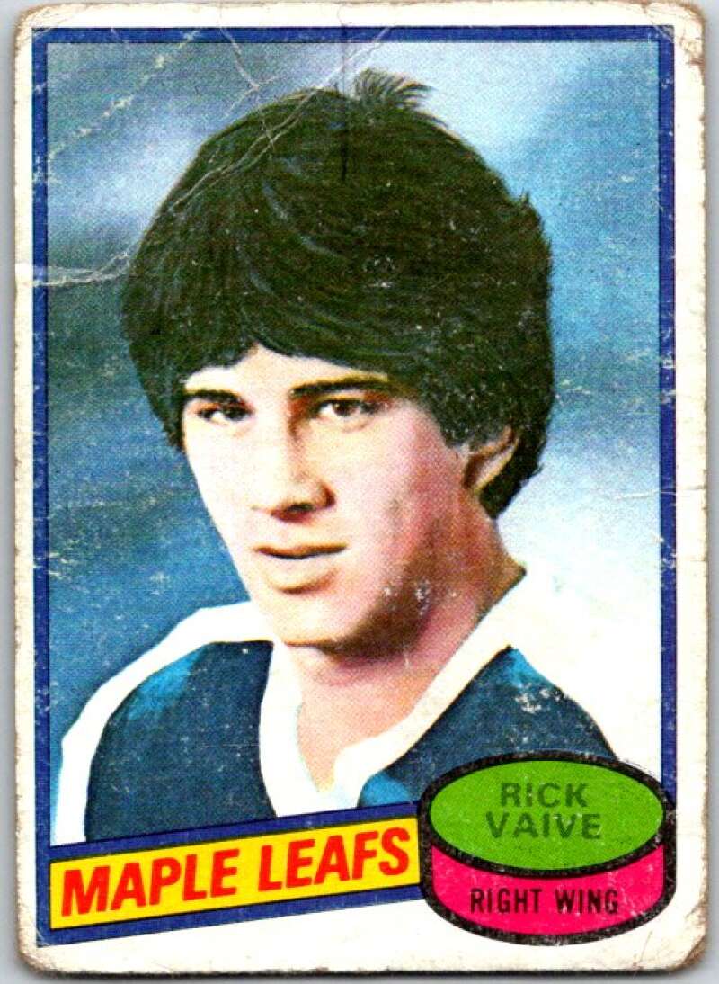 1980-81 Topps #242 Rick Vaive RC Rookie Toronto Maple Leafs V49963