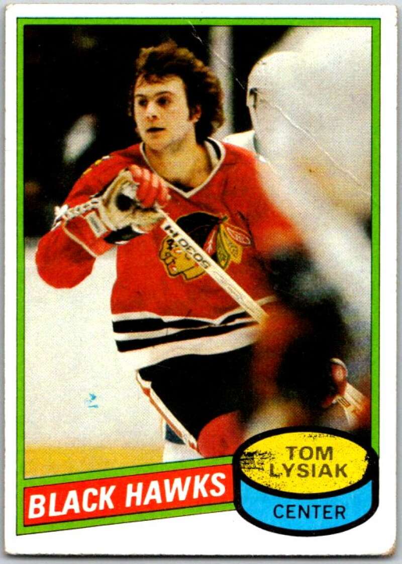 1980-81 Topps #247 Tom Lysiak Chicago Blackhawks V49978