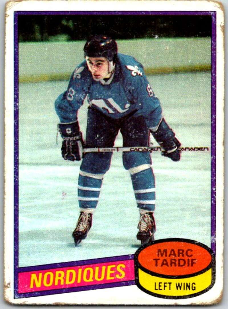 1980-81 Topps #256 Marc Tardif Quebec Nordiques V50003