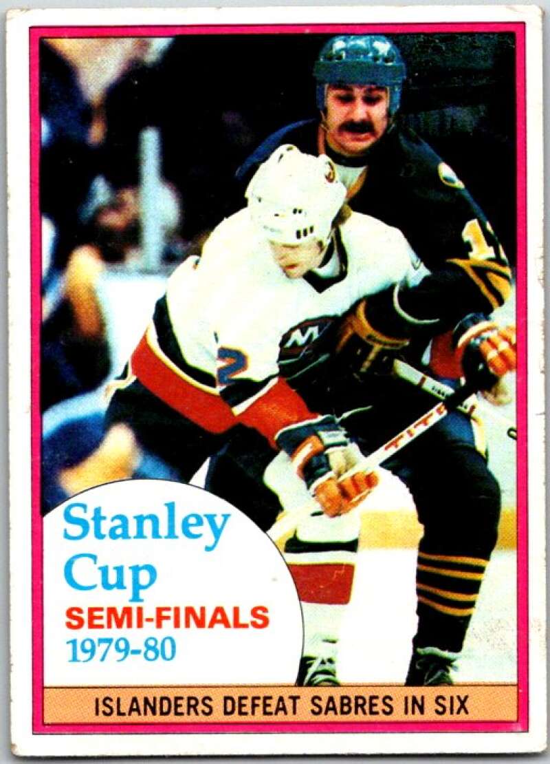 1980-81 Topps #262 Islanders vs. Sabres Stanley Cup Semi-Finals V50019