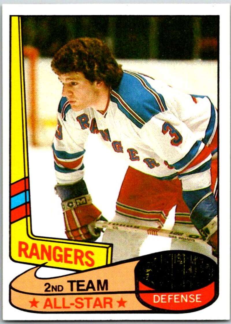 1980-81 Topps Unscratched #90 Barry Beck AS New York Rangers V50041