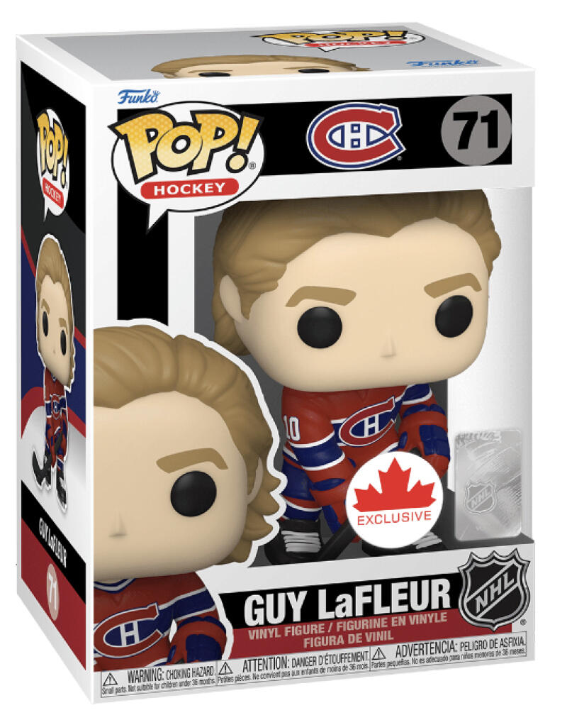 Funko Pop - NHL 71 Guy Lafleur Montreal Canadiens Vinyl Figure *Exclusive Image 1