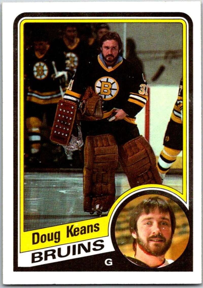 1984-85 Topps #4 Doug Keans RC Rookie Boston Bruins V50066