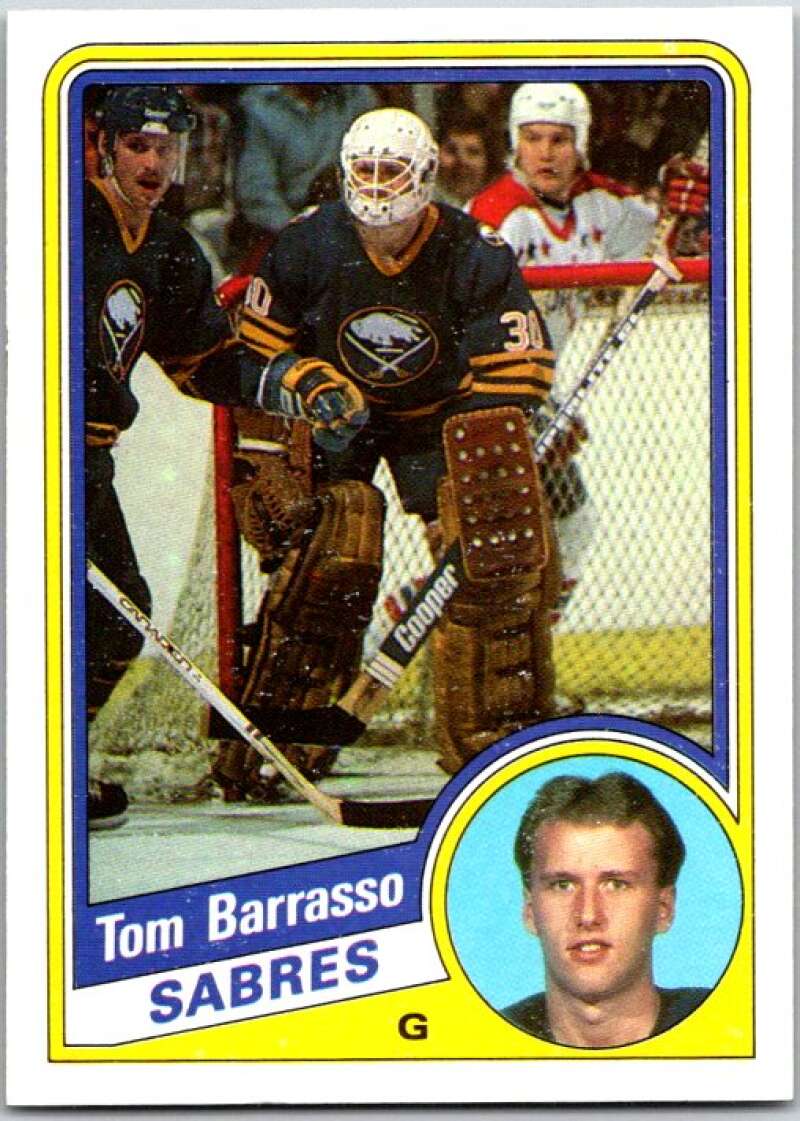 1984-85 Topps #14 Tom Barrasso RC Rookie Buffalo Sabres V50067