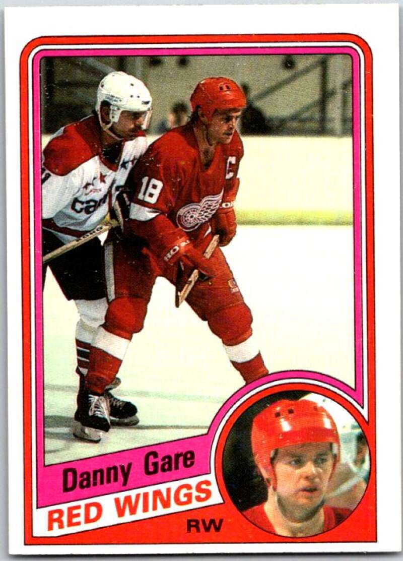 1984-85 Topps #42 Danny Gare Detroit Red Wings V50083
