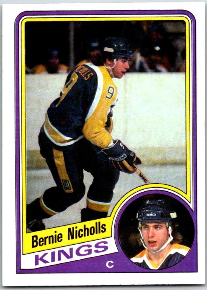 1984-85 Topps #67 Bernie Nicholls Los Angeles Kings V50087