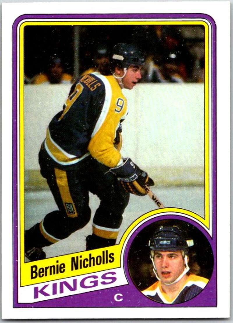 1984-85 Topps #67 Bernie Nicholls Los Angeles Kings V50088
