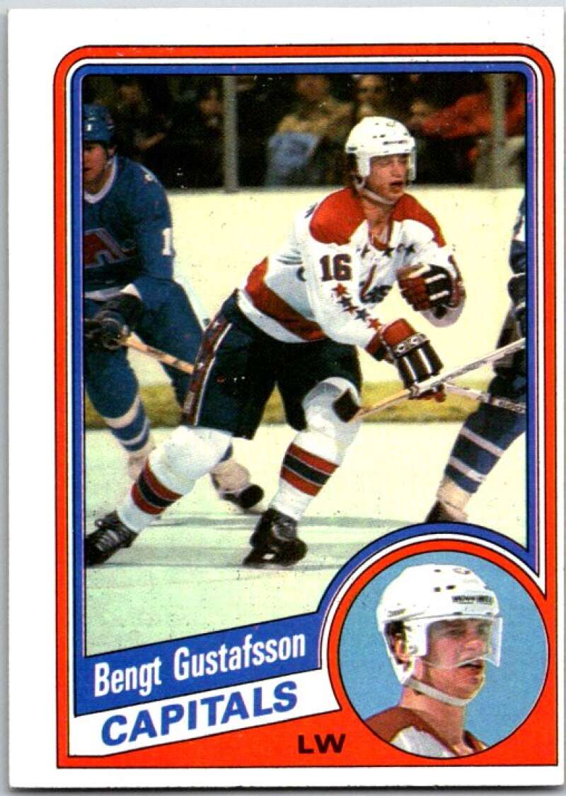 1984-85 Topps #144 Bengt Gustafsson Washington Capitals V50103