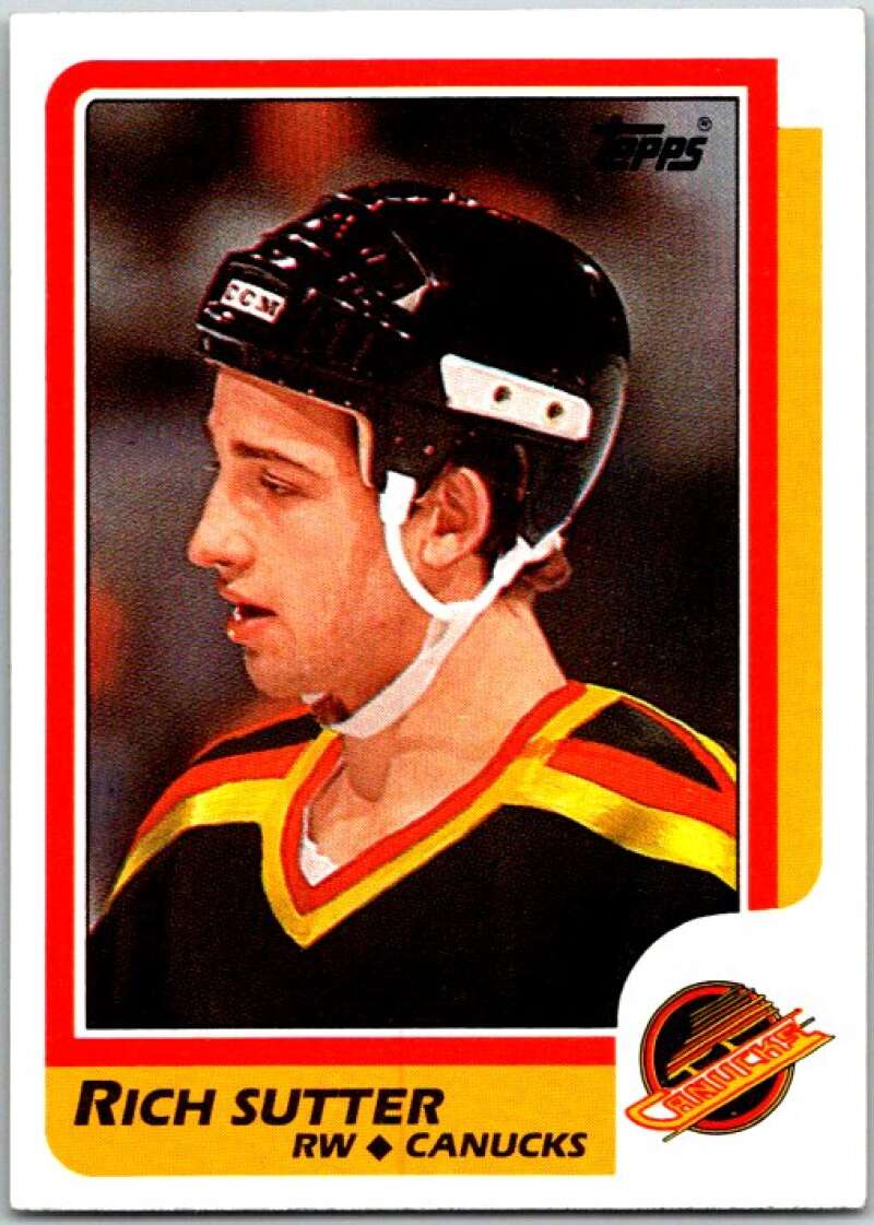 1986-87 Topps #29 Rich Sutter V50112