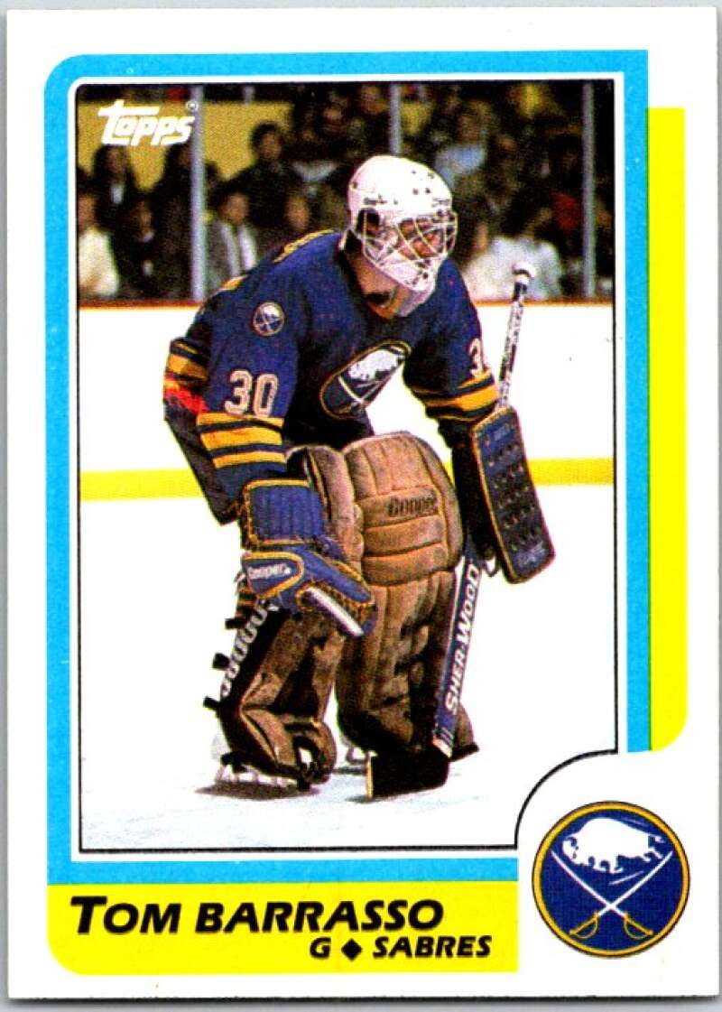 1986-87 Topps #91 Tom Barrasso Buffalo Sabres V50125