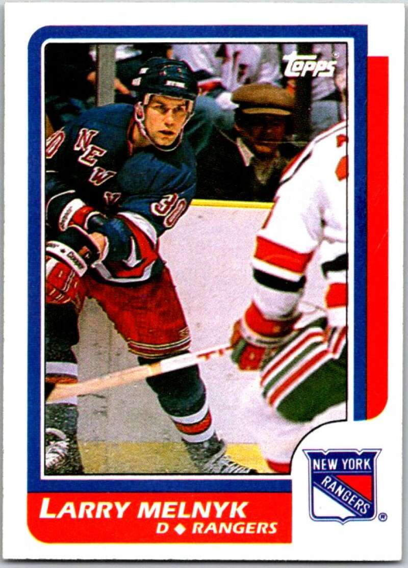 1986-87 Topps #95 Larry Melnyk RC Rookie V50130