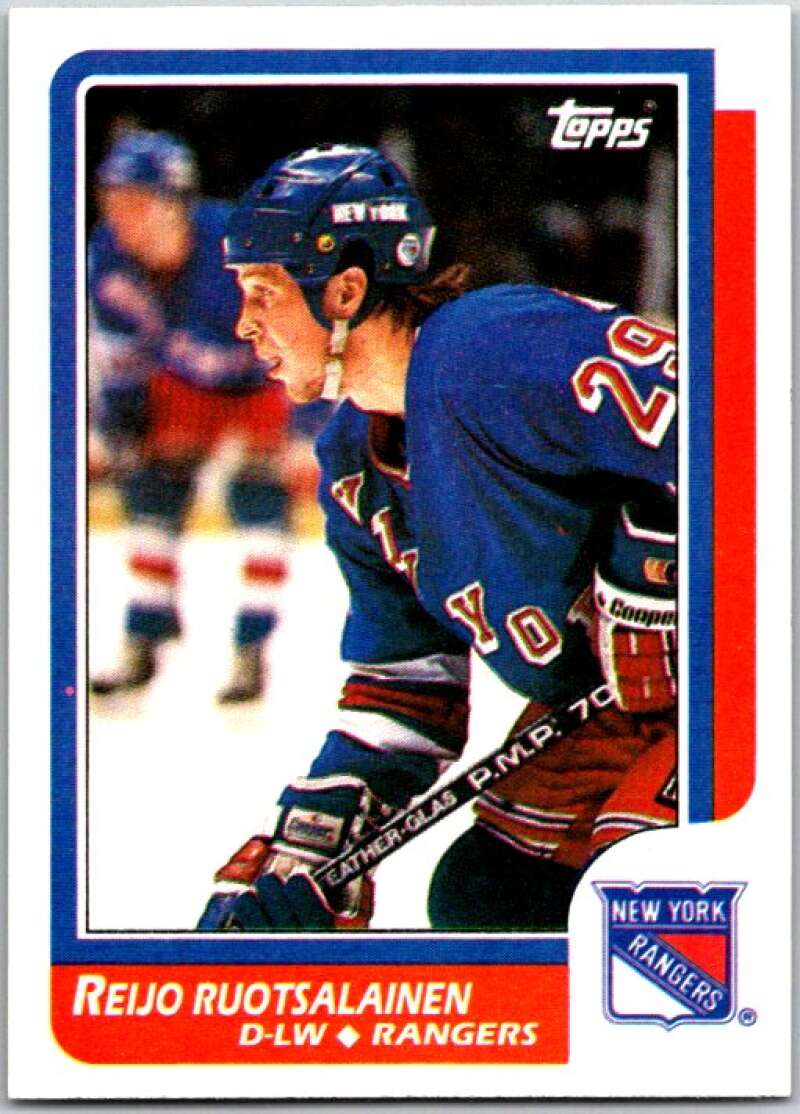 1986-87 Topps #128 Reijo Ruotsalainen V50162