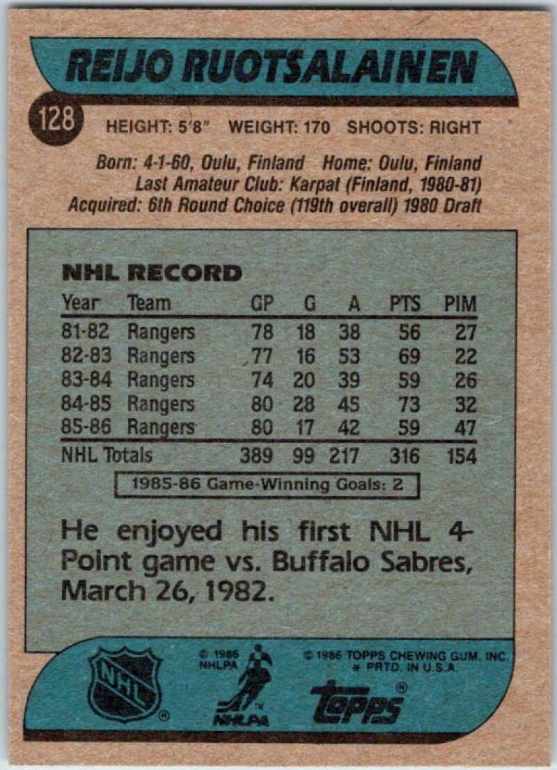 1986-87 Topps #130 Keith Crowder Boston Bruins V50164