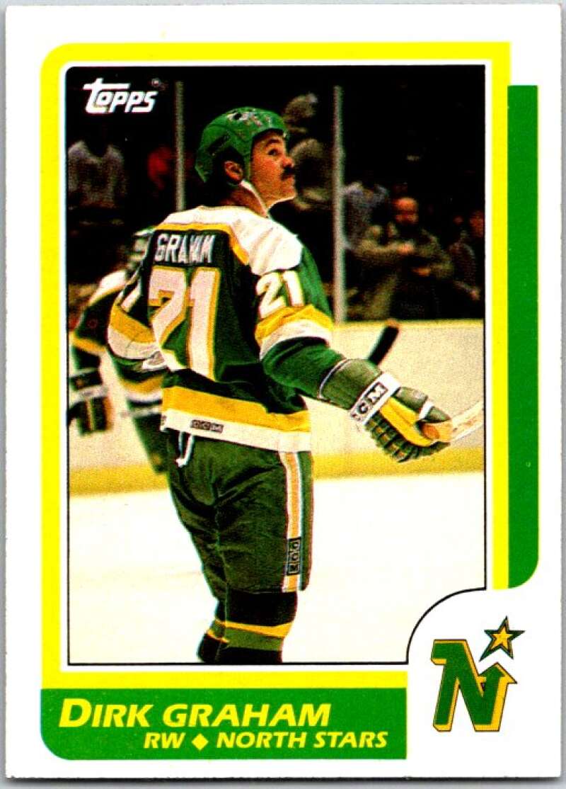 1986-87 Topps #143 Dirk Graham RC Rookie Stars V50179
