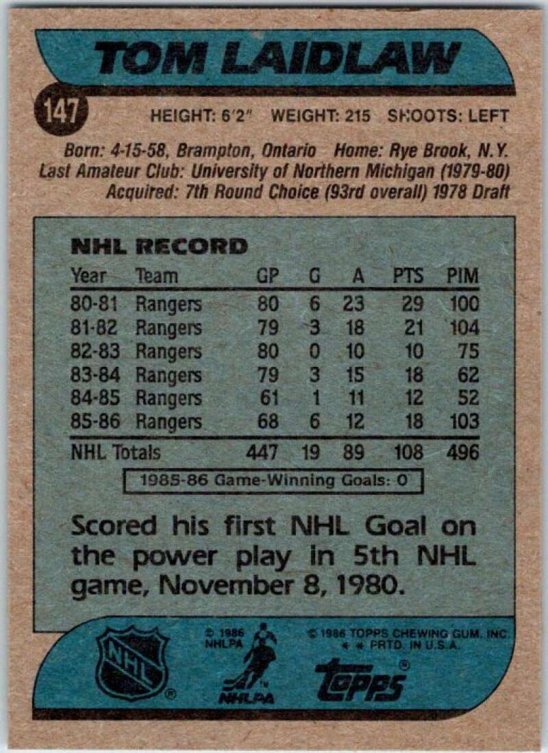 1986-87 Topps #149 Wendel Clark RC Rookie Leafs V50184