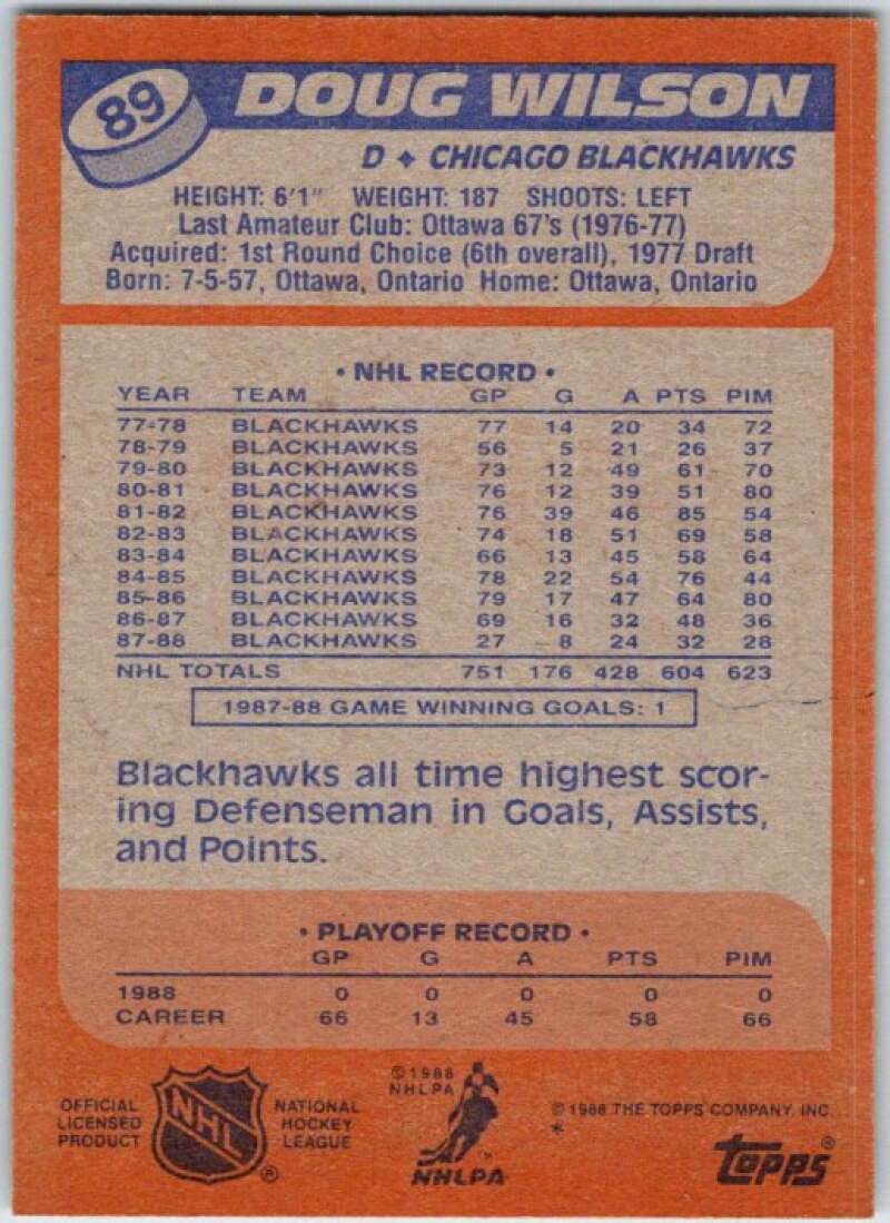 1988-89 Topps #88 Bobby Smith V50250