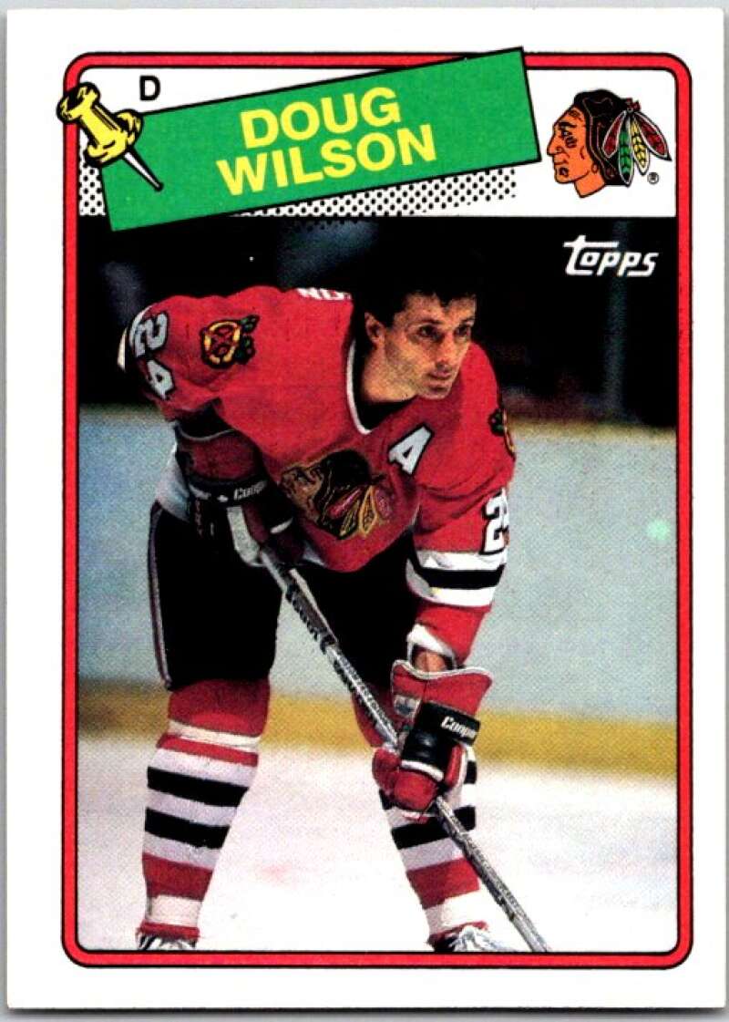 1988-89 Topps #89 Doug Wilson Chicago Blackhawks V50252