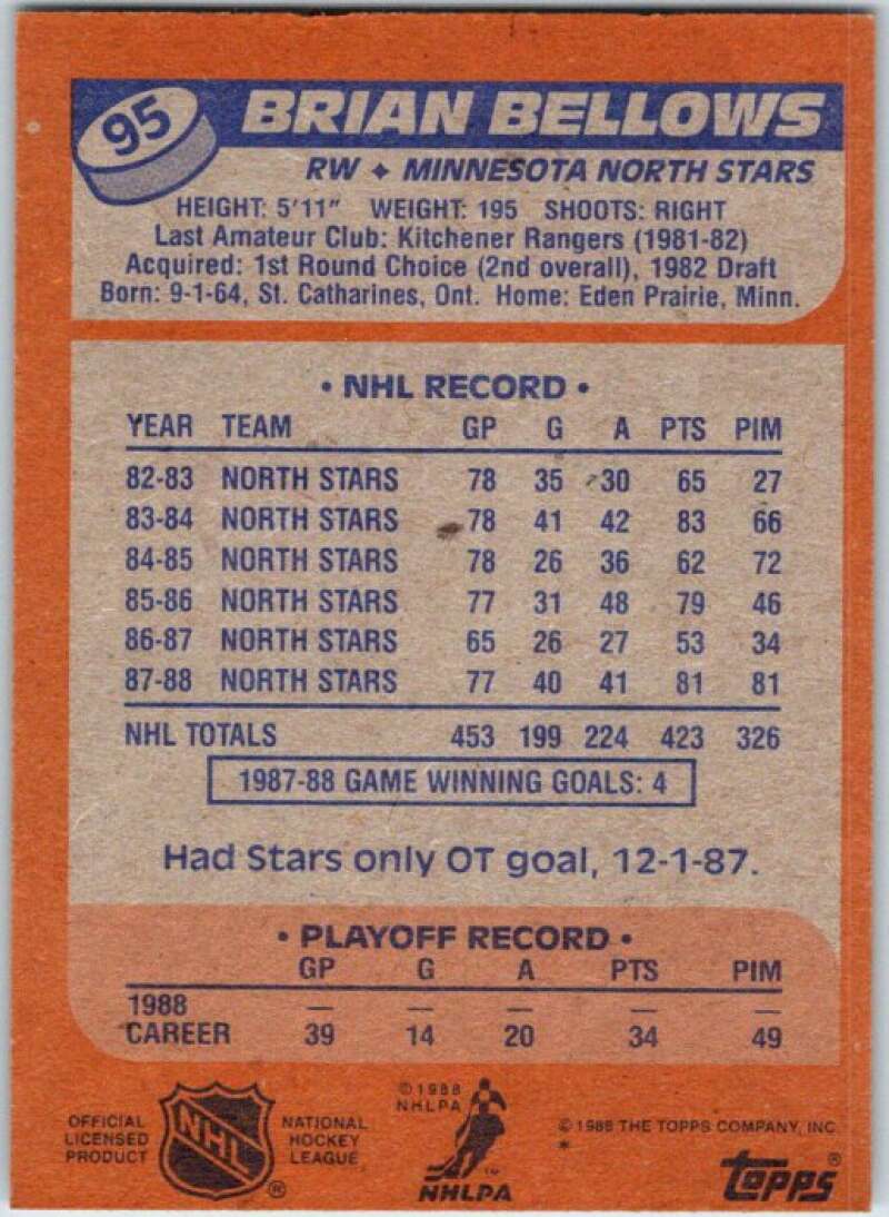 1988-89 Topps #93 Mark Messier V50254