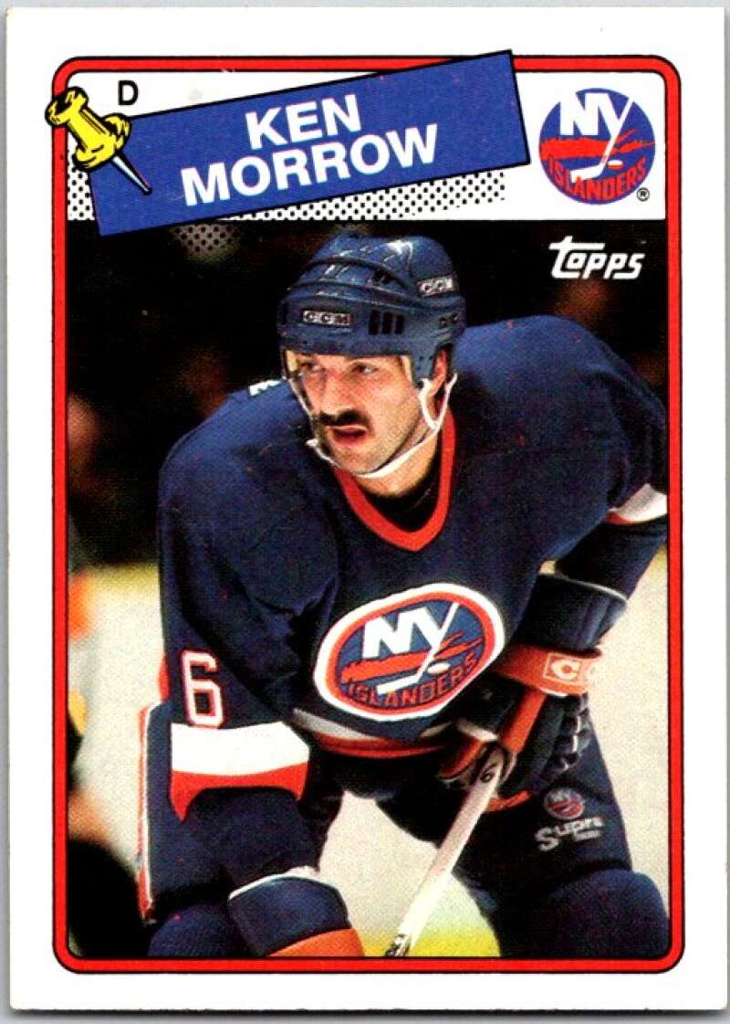 1988-89 Topps #53 Ken Morrow New York Islanders V50234