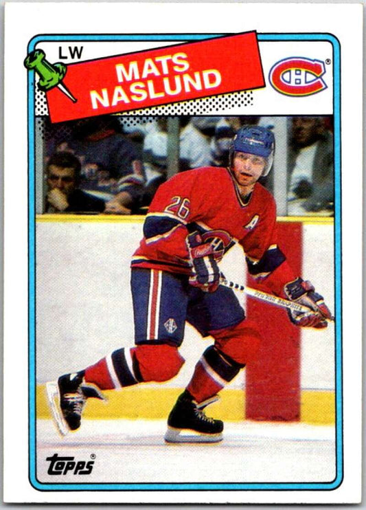 1988-89 Topps #156 Mats Naslund   V50272