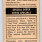 1970-71 Dad's Cookies #41 Bill Goldsworthy  Minnesota North Stars  X257