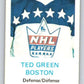 1970-71 Dad's Cookies #44 Ted Green  Boston Bruins  X263
