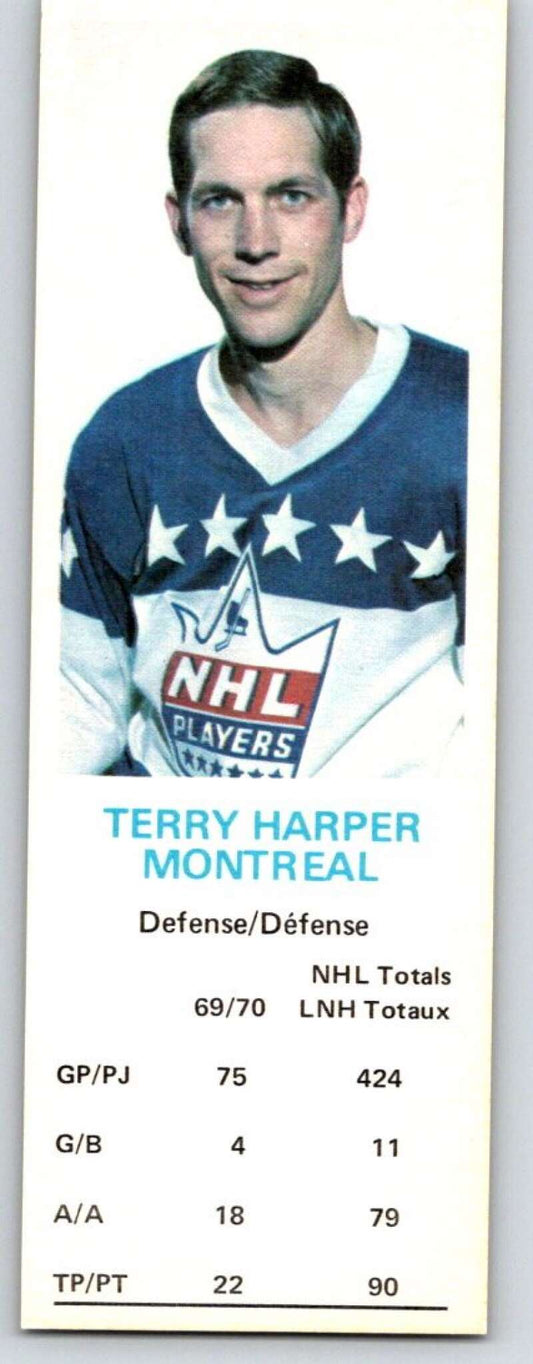 1970-71 Dad's Cookies #48 Terry Harper  Montreal Canadiens  X271