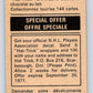 1970-71 Dad's Cookies #60 Dennis Hull  Chicago Blackhawks  X290