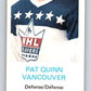 1970-71 Dad's Cookies #107 Pat Quinn  Vancouver Canucks  X373