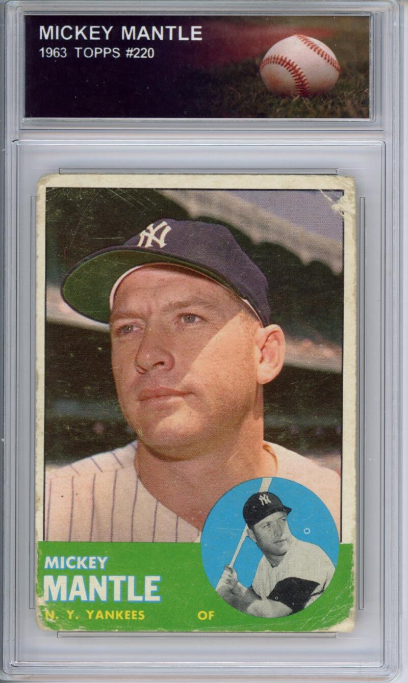 HCWPP - 1963 Topps #200 Mickey Mantle New York Yankees - 294090