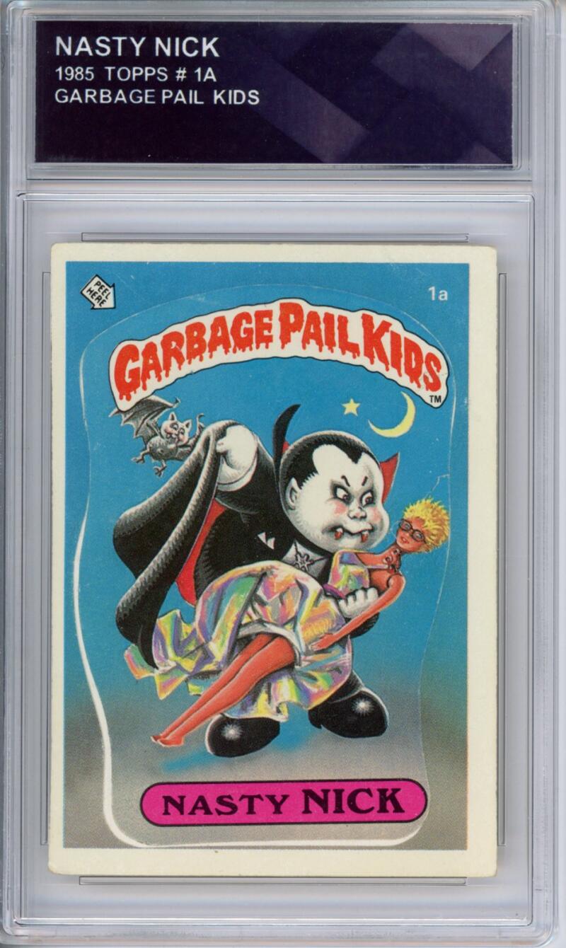HCWPP - 1985 Topps Garbage Pail Kids Series 1 #1a Nasty Nick - 294081