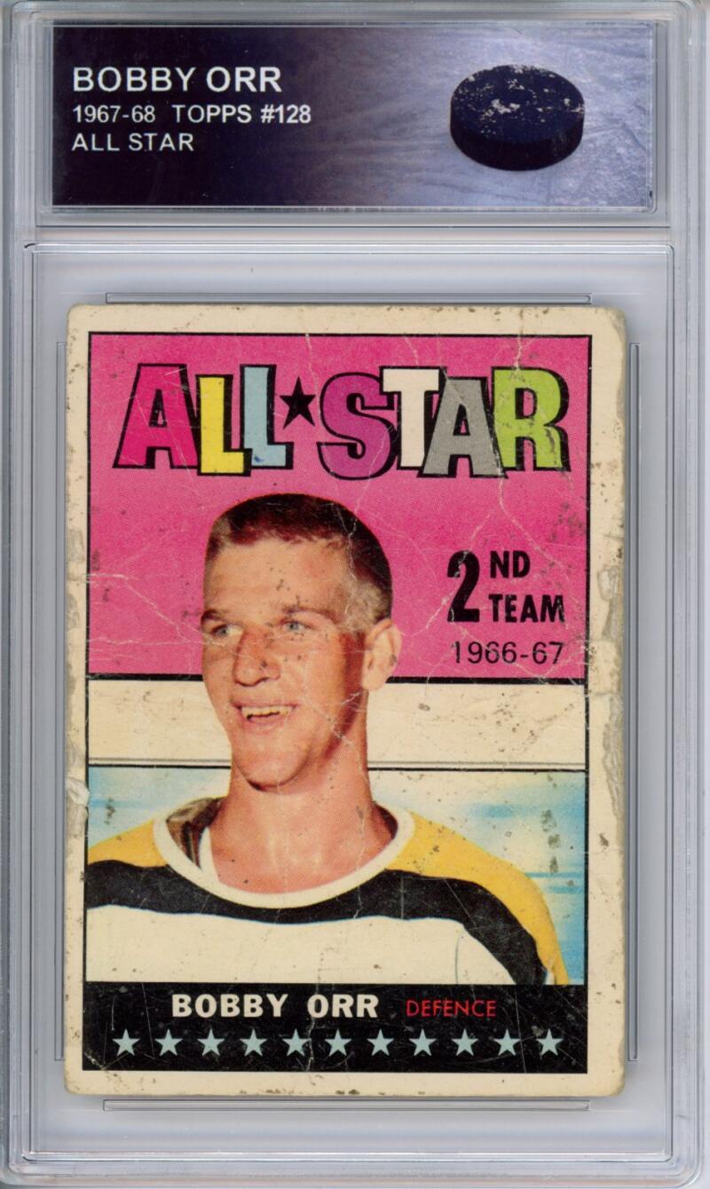 HCWPP - 1967-68 Topps #128 Bobby Orr AS Boston Bruins - 294117