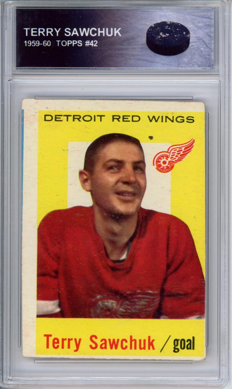 HCWPP - 1959-60 Topps #42 Terry Sawchuk Detroit Red Wings - 294121
