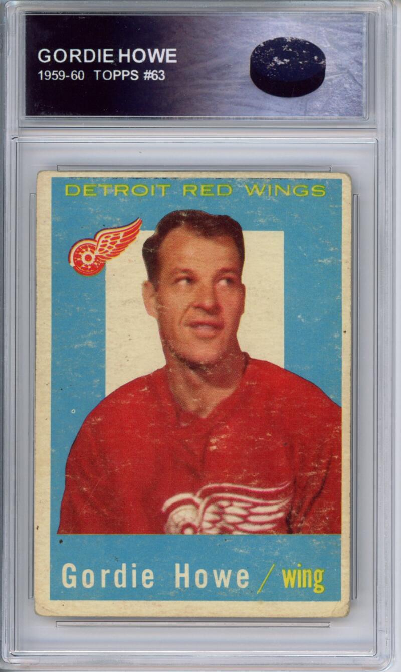 HCWPP - 1959-60 Topps #63 Gordie Howe Detroit Red Wings - 294125
