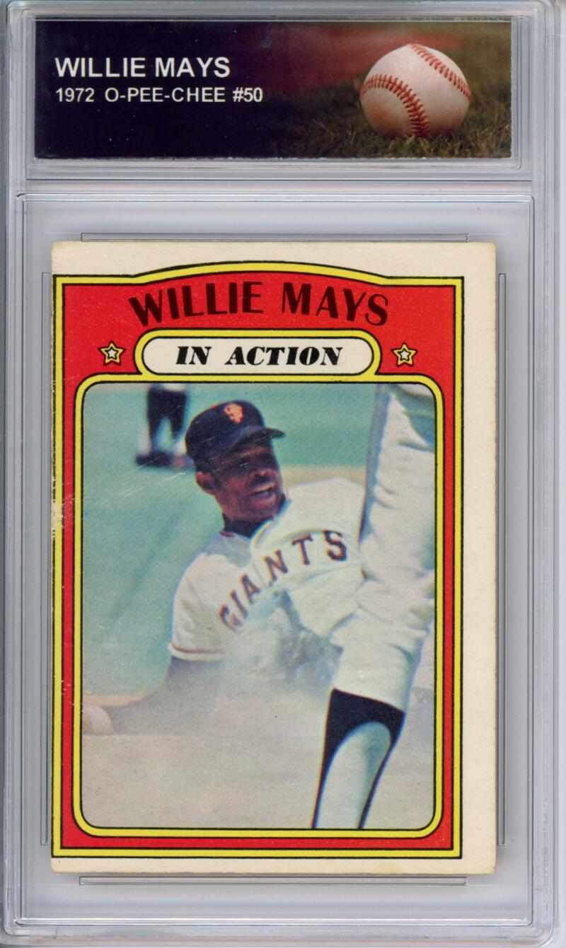 HCWPP - 1972 O-Pee-Chee #50 Willie Mays IA San Francisco Giants - 294149