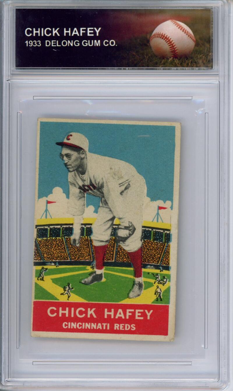 HCWPP - 1933 Delong Gum Co. #19 Chick Hafey Vintage Baseball Card - 294147