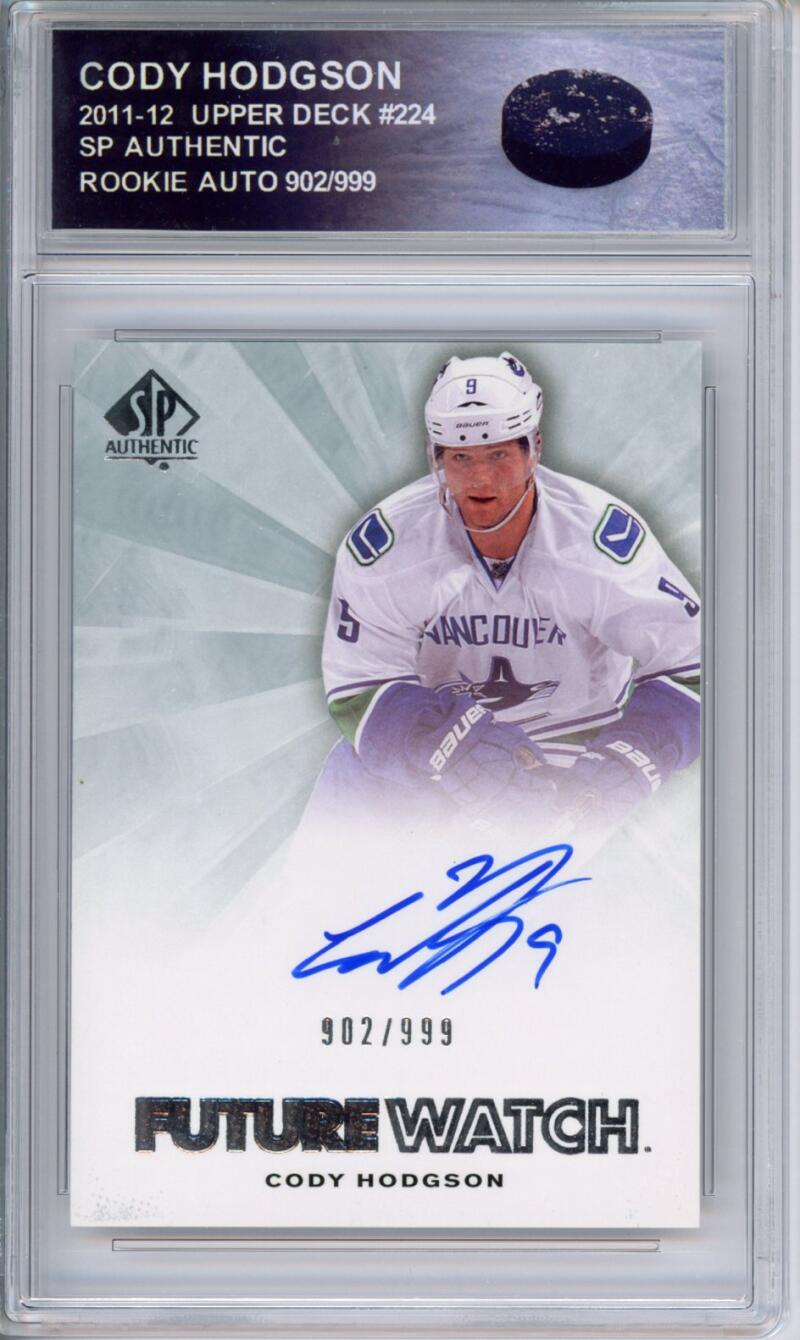 HCWPP - 2011-12 SP Authentic CODY HODGSON Auto/RC 902/999 Rookie - 294145