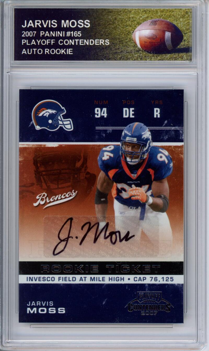 HCWPP - 2007 Playoff Contenders JARVIS MOSS Auto Rookie RC Football - 294150
