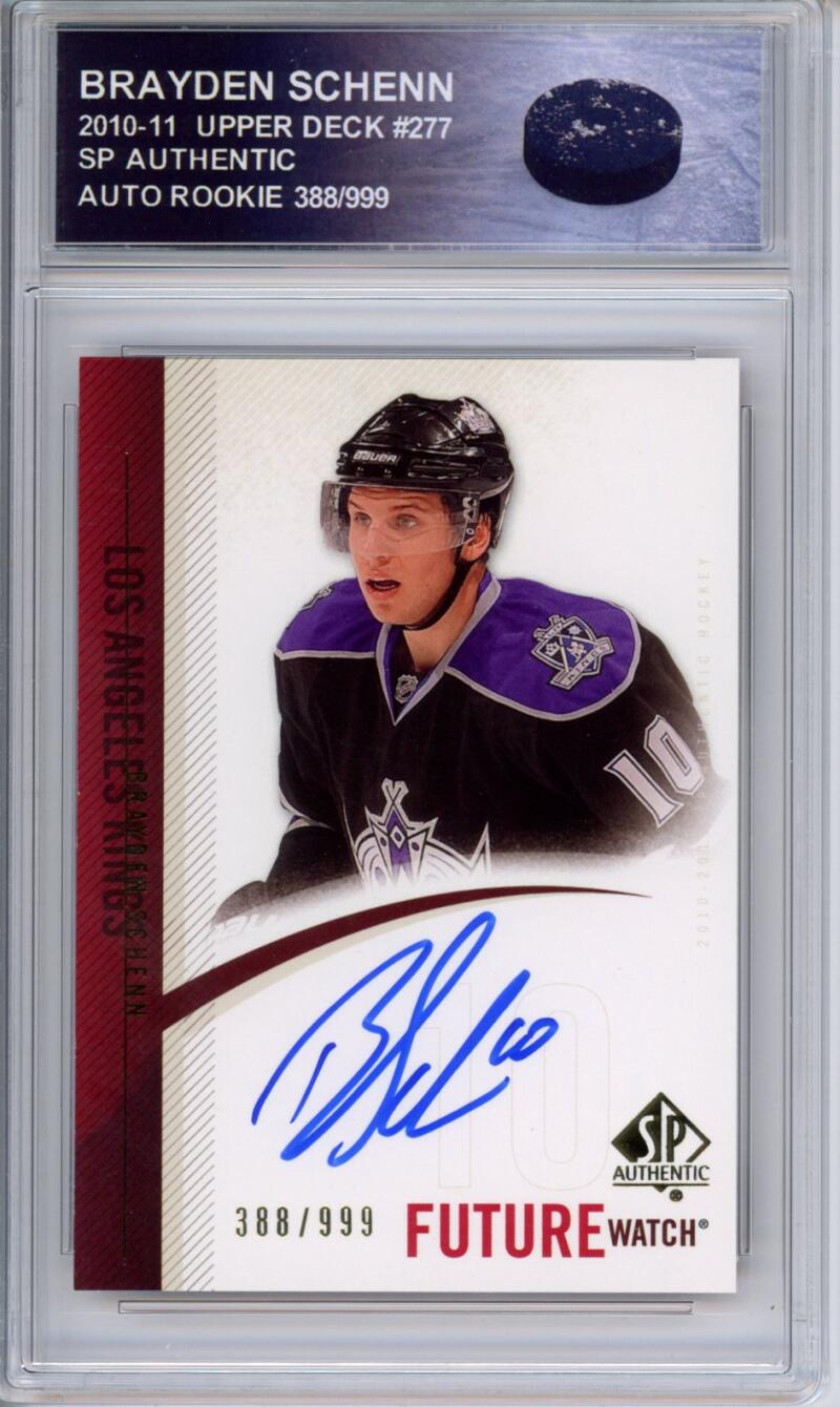 HCWPP - 2010-11 SP Authentic BRAYDEN SCHENN Auto/RC 388/999 Rookie - 294165