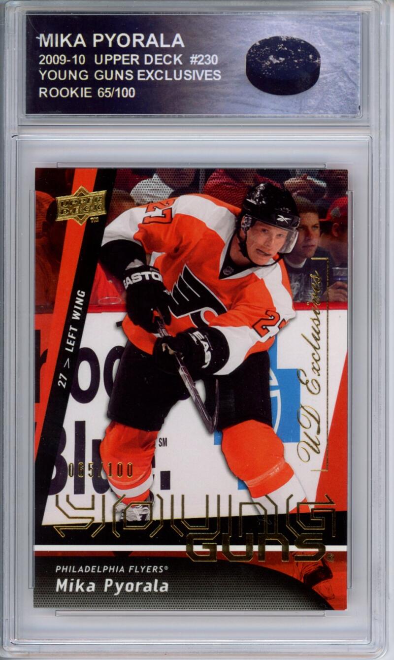 HCWPP - 2009-10 Upper Deck YG Exclusives MIKA PYORALA 65/100 RC - 294169