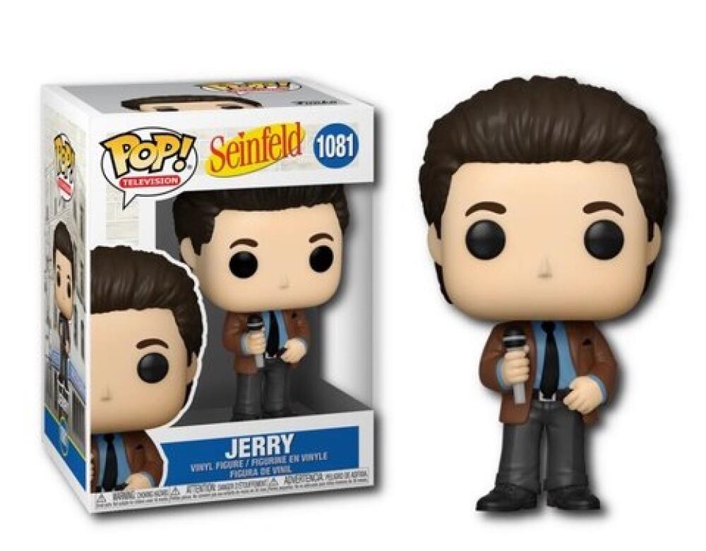 Funko Pop - 1081 Television - Seinfeld - Jerry with Mic Vinyl Figure Image 1