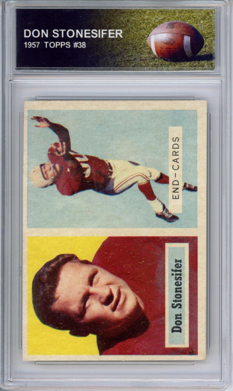 HCWPP - 1957 Topps #38 Don Stonesifer Football - 294202