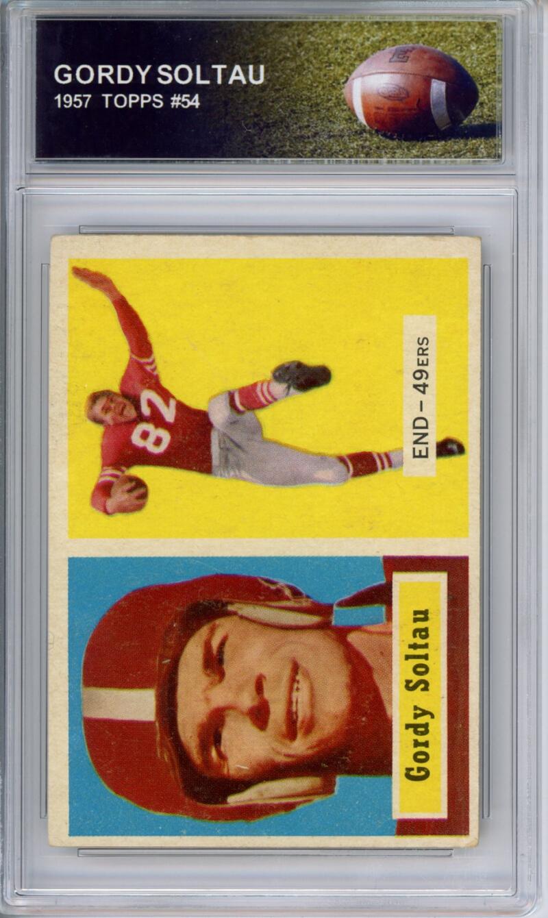 HCWPP - 1957 Topps #54 Gordy Soltau Football - 294203