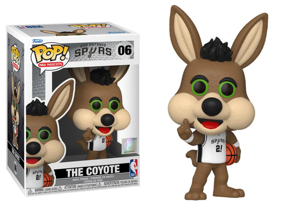 Funko Pop - 06 Basketball - San Antonio Spurs The Coyote Mascot Figure Image 1