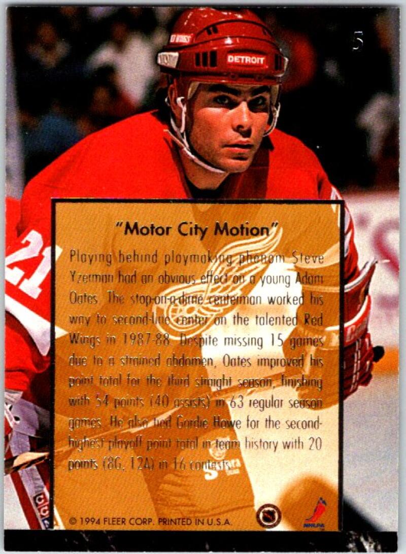 1993-94 Fleer Ultra Adam Oates #5 Adam Oates V50583