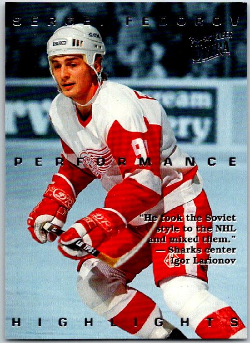 1994-95 Ultra Sergei Fedorov #6 Sergei Fedorov V50633
