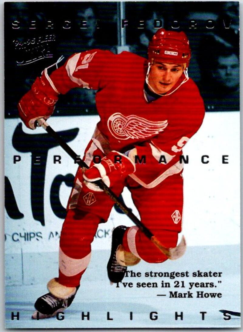 1994-95 Ultra Sergei Fedorov #8 Sergei Fedorov V50635