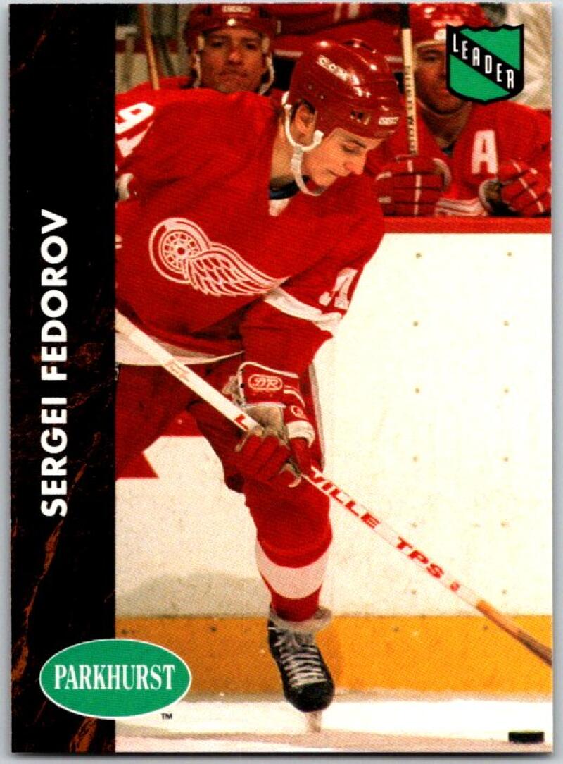 1991-92 Parkhurst PHC #PHC5 Sergei Fedorov Red Wings V50638