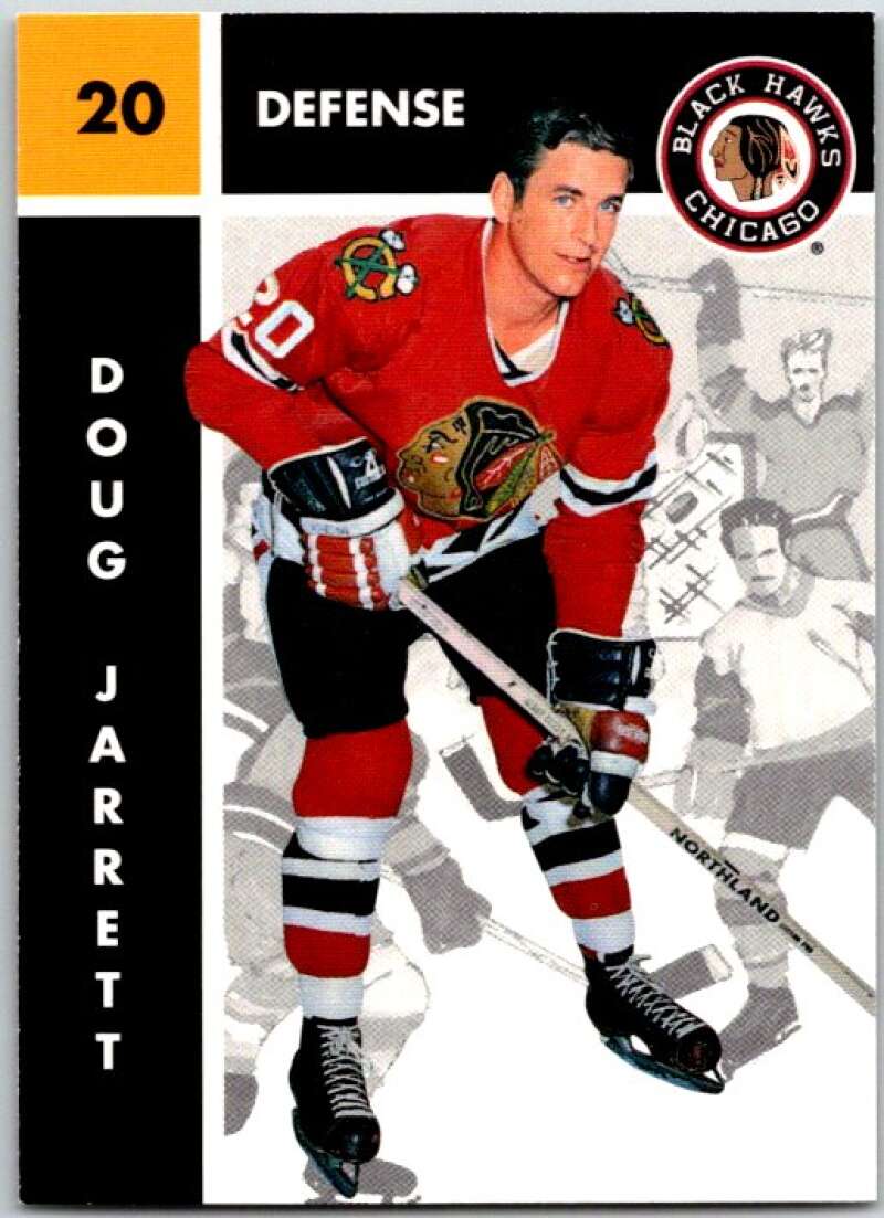 1995-96 Parkhurst '66-67 #27 Doug Jarrett Chicago Blackhawks V50673